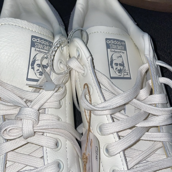Cream Stan Smith Adidas Shoes - Picture 6 of 12